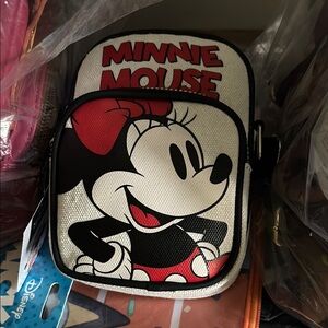Disney Minnie Mouse Black and White Crossbody